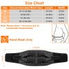 Back Support Brace Breathable Mesh Lumbar Support Belt Adjustable Lower Back Brace with Stays and Springs for Pain Relief for Men Women - L