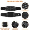 Back Support Brace Breathable Mesh Lumbar Support Belt Adjustable Lower Back Brace with Stays and Springs for Pain Relief for Men Women - L