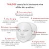 Light Therapy LED Face Mask || Anti-Aging Anti Acne Anti Wrinkle with Free Gift - white