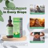 WINYEL Soursop Drops 10-in-1 with seaweed, moringa, black seed oil, oregano, ashwagandha, chlorophyll | Vegan | 2 fl oz - 1PCS