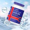Dr. Robin's Super Antarctic Krill Oil 60 Capsules with Omega 3 EPA DHA Phospholipids Astaxanthin Supports Heart & Overall Health Supplement - DRKOS-1