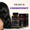Biotin | Collagen | Hyaluronic Acid | Keratin -Hair, Skin & Nails - Vitamins B1, B2, B3, B6 & B7 - for Women & Men| 60 Capsules - 1 PCS