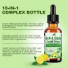 GLP-1 Supplement Liquid Drops w. Berberine Ceylon Cinnamon Green Tea Fiber, for Women & Men - 1 PCS