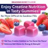 Creatine monohydrate gummies, 5 grams per serving, sugar-free creatine gummies, 36 gummies. - 1 PCS
