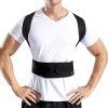 Unisex Back Posture Corrector Lumbar Upper Back Clavicle Shoulder Brace Belt - XXL