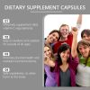 8 in 1 High Potency Dietary Supplement Capsules 15250MG,  for Men Women Seniors, 60 Count