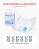 VEVOR Adult Briefs with Adhesive Tabs Incontinence Briefs for Men Women XL Size - Size XL