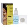 Eyebrow and Lip Waxing Kit by Arches and Halos for Women - 50 Pc 24 Wax Strips, 25 Cotton Pads, 0.47oz Azulene Oil - Women