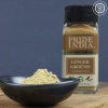 Pride of India | Ginger Fine Ground 1.65 oz (46.77 gm) | Perfect for Cooking, Baking, Tea, Curries, Soups | All Natural, Vegan- Spices