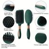 6pcs Hairdressing Comb Brush Set Paddle Air Cushion/Oval Air Bag/Rib/Round Curling/Rat Tail/Hair Brush Cleaning Comb