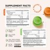 Super Greens Gummies for Adults-Immunity Health, Energy Nutrient Balance 600 Mg Fruits Blend 60 Count-Wellneum