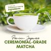 Organic Matcha Latte Pure Japanese Tea Blend with Ashwagandha & Maca Matcha Tea Powder with Natural Coconut Milk & Vanilla