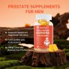 Antioxidant Supplement for Prostate & Heart Health, Skin & Eye Support Lycopene + Astaxanthin Gummies, For Men Natural Tanning Supplement
