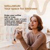 Mushroom Coffee 9 Adaptogen Mix Lion's Mane Chaga Turkey Tail Reishi Shiitake Instant for Gut Health Immunity Energy Brain Boost