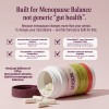 SEASON34 3-in-1 Menopause Probiotic for Women 40+ | Vaginal Care + Skin, Gut & Bloat Support | Prebiotic Fiber & Postbiotics