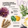 Multimineral Irish Sea Moss Gummies for Immunity Thyroid Health Skin Detox with Black Seed Oil Bladderwrack Ashwagandha-Wellneum