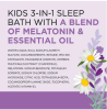 Kids 3-in-1 Sleep Bubble Bath, Shampoo & Body Wash – 20 fl oz, with Melatonin & Essential Oils - BathShampoo Body