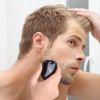 Electric Razor for Men Mini Shaver Portable Pocket Size Shaver USB Rechargeable Dry Usage for Home Travel Office - Black