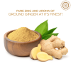 Pride of India | Ginger Fine Ground 1.65 oz (46.77 gm) | Perfect for Cooking, Baking, Tea, Curries, Soups | All Natural, Vegan- Spices