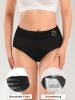 Quick Dry Postpartum Women's Underwear Briefs Breathable Reusable Period Panties 4 Pack Sets - L