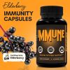 Immune Support Supplement Elderberry Capsules with Vitamin D3 Vitamin C and Zinc for Adults - Z Zealthy Life