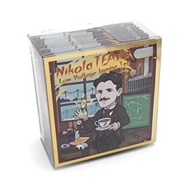 Nikola TEAsla: Organic Low Voltage Jasmine Green Tea (Caffeinated) (Option: 10pk Mini)