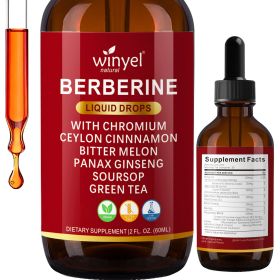 WINYEL Organic Ceylon Cinnamon Berberine Liquid Drops Supplement (Option: 1PCS)