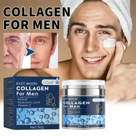 East Moon Collagen Cream, Fade Fine Lines Wrinkle Tight Facial Skin Moisturizing Anti-Aging Cream (Quantity: 1pc)