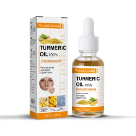 West&Month Turmeric Essential Oil Face Skin Anti-Wrinkle Lift Blemish Reduction Skin Care Moisturizing Oil (Quantity: 1pc)